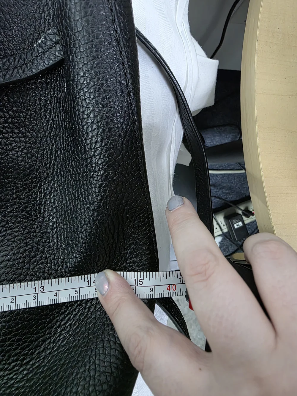 Michael Kors Black Pebbled Leather Backpack